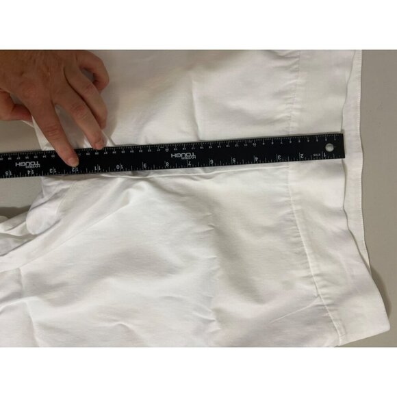 Chico's Sz 2.5 (US L 14) So Slimming White Pants Excellent Condition Beachy Midw - Picture 6 of 9
